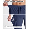 Forik Workout Pants for Men Lightweight Water Resistant Elastic Waist