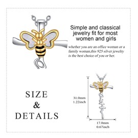 LUHE Cross Faith Necklace for Women 925 Sterling Silver Pendant Necklace Jewelry Gifts for Women Girls Mom Wife for Mother's Day or Birthday, Sterling Silver, Cubic Zirconia