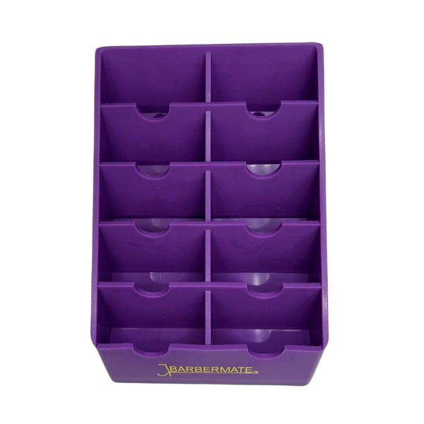 BarberMate Blade Rack for Barbers and Stylists (Purple)