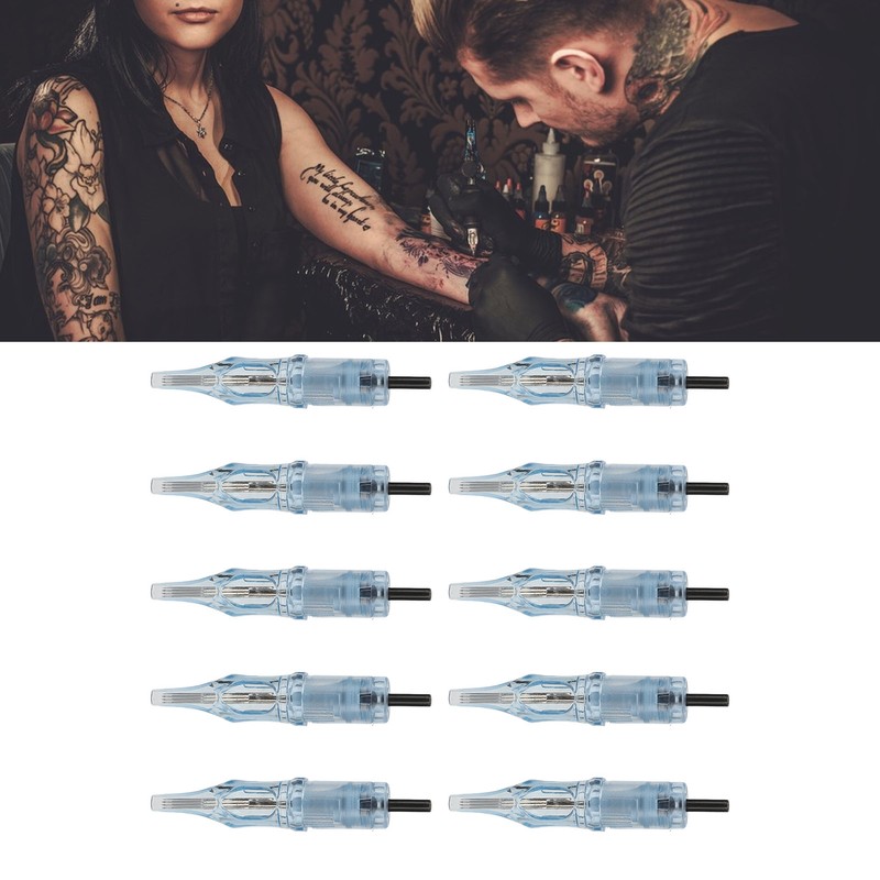 10pcs Stainless Steel Cartridge Needles Set Professional Salon Disposable Cartridge