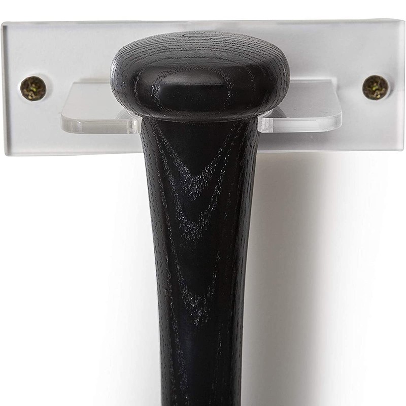 YOGOTEU Baseball Bat Holder, Wall Mounted, Baseball Bat Holder, Baseball