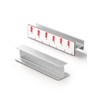 JIASENBAO 5 Pack Self- Adhesive Silver Cabinet Pulls 4-1/3" Length