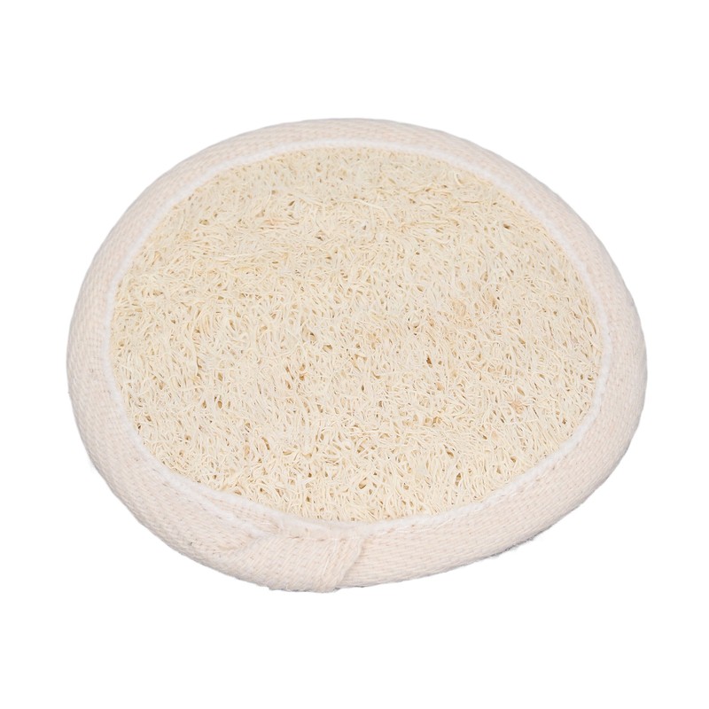 10pcs Loofah Facial Exfoliating Pads Round Shaped Reusable Gentle Scrubbing