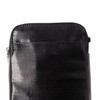 Baggallini Modern Take Two RFID Crossbody, Black Gloss Ripstop