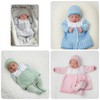 ShiFio's Patterns Knitting Pattern for Baby Cardigan, Hat and Leggings,