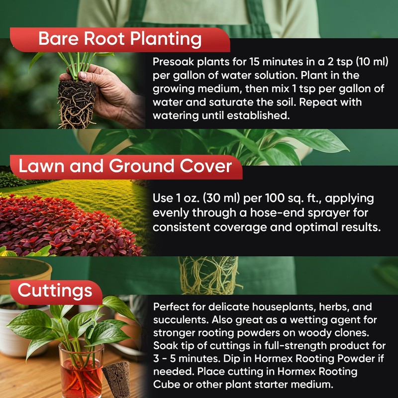 Hormex Rooting Hormone Concentrate with B1 – Root Growth Stimulator