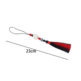 2 colgantes de borlas de loto Mo Dao Zu Shi para cosplay, llavero de coche, accesorios Hanfu, recuerdo, accesorio de manualidades