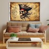 Pirate Flag – Jolly Roger Flag with Pirate Map –