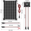 Voltset 30W 24V Solar Panel Kit, Solar Battery Maintainer with