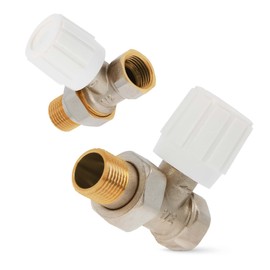 Thermostatic Manual Radiator Valve 1/2 Inch Passage Shape Brass Heating Central Heating Control Heating Controller Heating Thermostat Mechanical Simple Classic