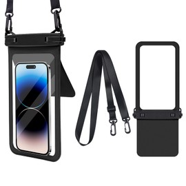 ZFRITP 1pcs wasserdichte Handyhülle,Wasserfeste Handyhülle,Handyhülle Wasserdicht,Wasserfeste Handytasche - [Doppelte Taschen] Unterwasser Hülle Für Schwimmen