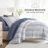 Merit Linens Bedding Bundle, Patterned Microfiber Comforter Set and Solid