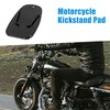 A ABSOPRO Universal Motorcycle Kickstand Support Extension Pad 9x5.8x0.8cm