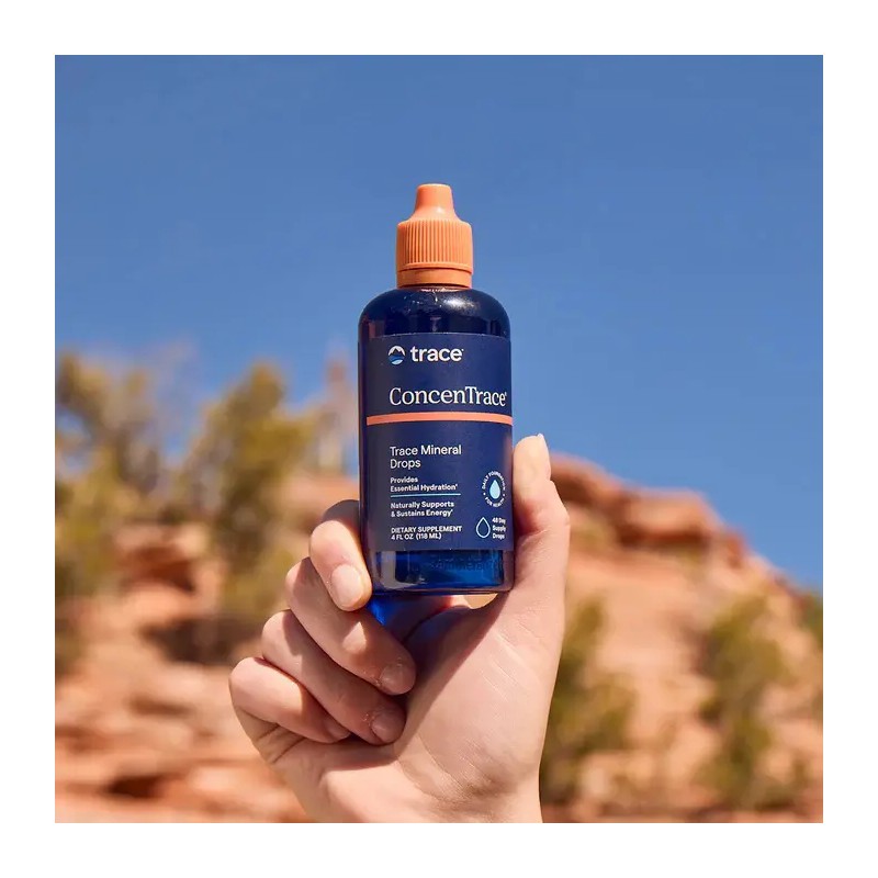 Trace Minerals Concentrace Drops 118ml Suplemento Minerales Naturales Sabor