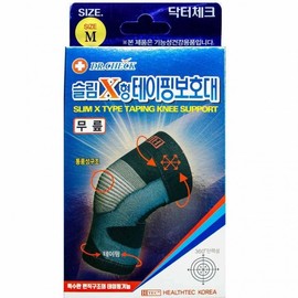 Doctor Check Slim X-Type Taping Knee Protector (1P for both left and right) M-Medium (630475) 2ea
