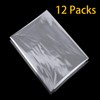 Petutu 12 Packs Large Cellophane Bags, 24"x30" Clear Basket Bags