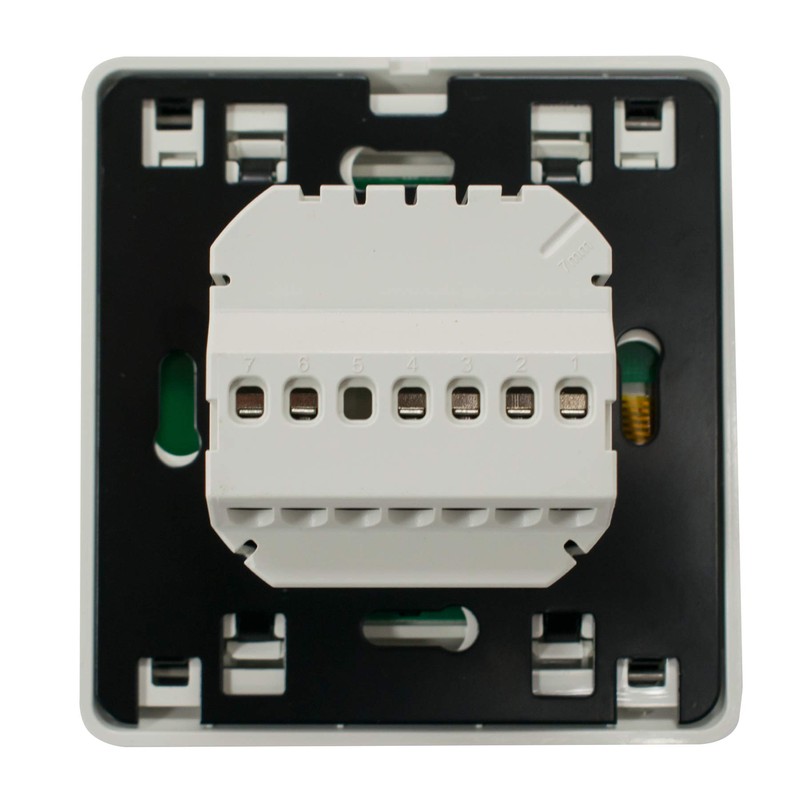 Touch Screen Digital Under Floor Heating Thermostat in White -