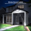 3000LM Solar Lights outdoor, 5 Adjustable Heads Solar Motion Sensor