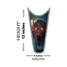 Demonic Dragon - 1pc - Fuel Tank Decal for Harley Davidson Sportsters Choppers Bobbers Honda Shadow Rebel Fury