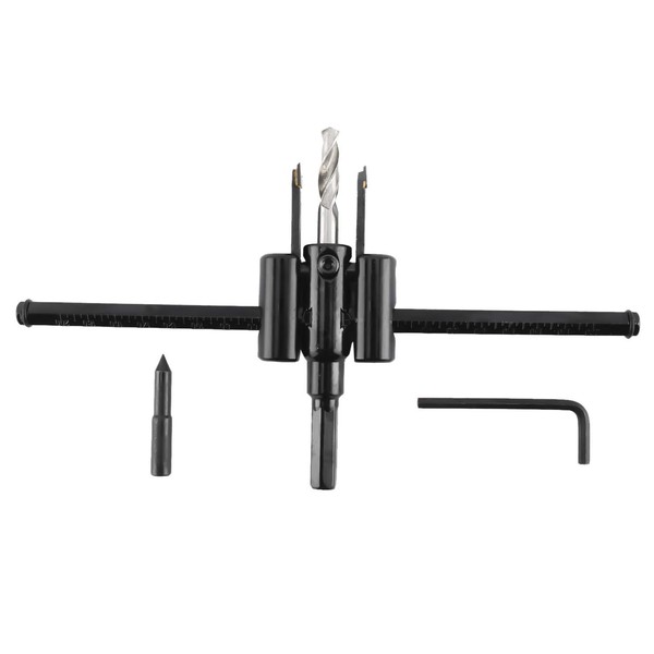 30mm-200mm Adjustable Wood Hole Saw 1-3/16" - 7-7/8" Circle Hole