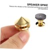 LABRIMP 4pcs Copper Speaker Spikes Pads Shockproof and Durable Speaker