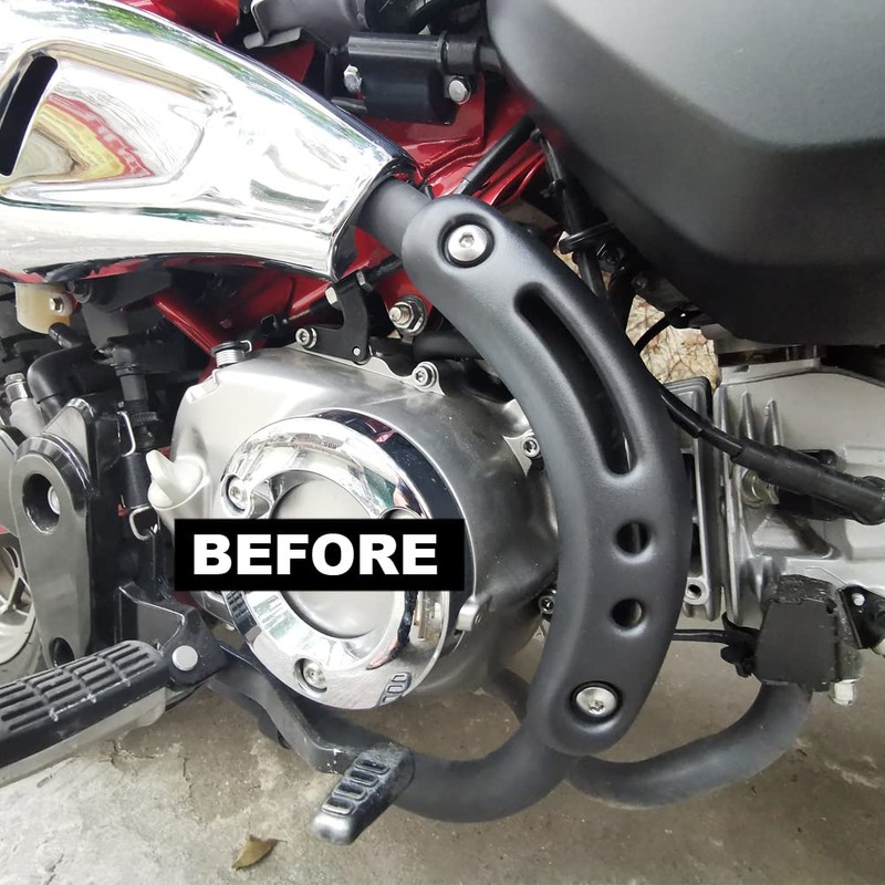 Chrome Muffler Pipe Cover Compatible with Honda Monkey 125 Z125M