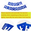 20th Birthday Party Decoration Blue for Boys, Happy Birthday Banner