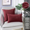 BRAWARM Chenille Throw Pillow Covers 16x16 Inches - Pack of