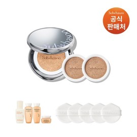 Sulwhasoo 공통퍼펙팅 쿠션 트리플 15g x 3 (본품1개+리필2개) SPF50+ Common Perfecting Cushion Triple 15g x 3 (1 Main + 2 Refills) SPF50+