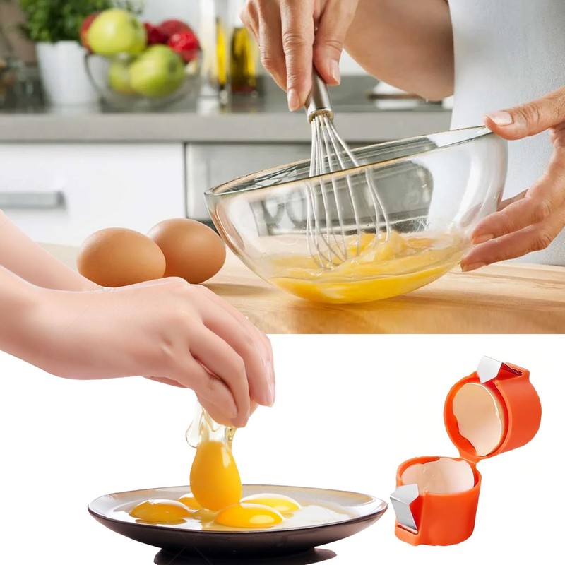 3 Packs Eggshell Remover, Egg Shell Cutter Tool, Egg Cracker