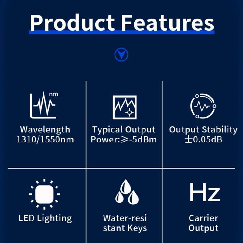 Optical Light Source 1310/1550nm Dual Wavelength Handheld Stabilized Light Source