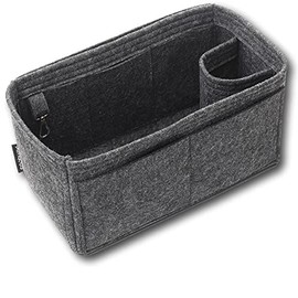 Purse Organizer Insert for handbags, bag organizer for tote with 8 Pockets & Key Hook, Perfect for Speedy Neverfull Bag Insert contains 6 Sizes in 10 Colors