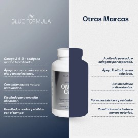 Omega 3 Con Colageno Marino Hidrolizado Formula Premium Sin Sabor                                                                                     