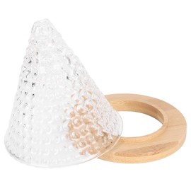 Aoveew Coffee Filter Funnel, Expertly Crafted Coffee Dripper for Home, Kitchen, Office, Provides Fresh Delicacies Every Time From A Single Cup (Transparent)