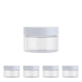Pickers small transparent empty bottle, 5 pcs, white 30ml / 픽커스 소용량 투명 공병, 5개, 화이트 30ml
