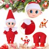 6 Pieces Christmas Elf Dolls Christmas Baby Twin Elf Doll