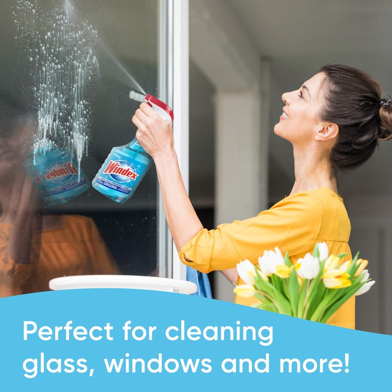 Windex Refill Glass and Window Cleaner Bottle, Bottle Made from