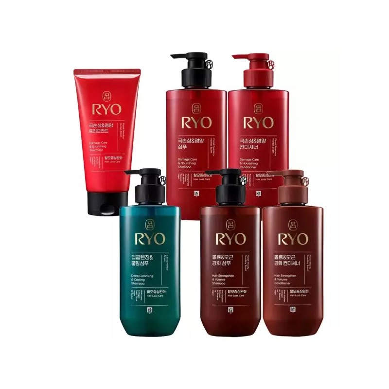 Rye 려 흑운 볼륨&모근강화 컨디셔너 린스 480ml 탈모증상완화 힘없는 머리카락