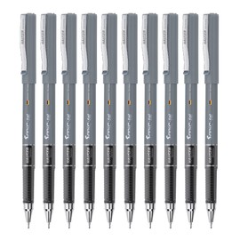 Hauser Sonic Water Proof Gel Ink Pen Black Pack of 10