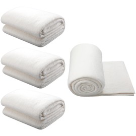 3 Pcs Natural Cotton Quilt Batting Heat Resistant Batting Warm White Cotton Batting Lightweight Batting for Potholders Quilting Fabric Sewing Crafts Wearable Arts Place Mat (45 x 60 Inch)