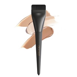 docolor Foundation Brush, Popular, Flat Type, Extra Fine Makeup Brush, Liquid Funde, Black, Perfect for Fiber Bristles, Soft, Easy to Use, Makeup Tool, Portable