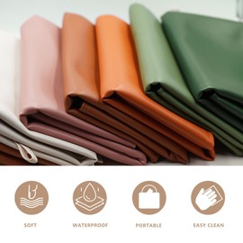 BEWDIO 2 Pack Portable Diaper Changing Pad for Baby, Wipeable Baby Changing Mat for Travel or Home, Foldable Mat Fits Perfectly in Diaper Bag (67-09)