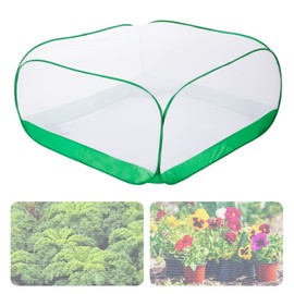 Upgraded Garden Netting - 3.3 × 3.3 × 1.65 FT Plant Covers Net for Square Raised Garden Bed, Ultra Fine Garden Mesh Netting Protection from Bird Pest Barrier Net Row Cover for Plant Fruit Vegetable