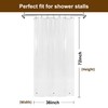 Barossa Design Small Shower Curtain for Shower Stall Size 36