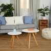 Relaxdays Chair Leg Caps, Set of 32, Felt Gliders for