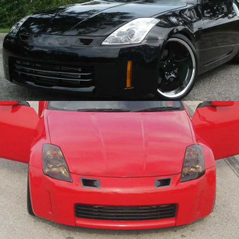 Carbon Fiber Bumper Air Vent Intake Duct Car Accessory Fit