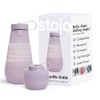 STOJO Collapsible Sports Water Bottle - Leak-Proof Reusable Silicone Travel