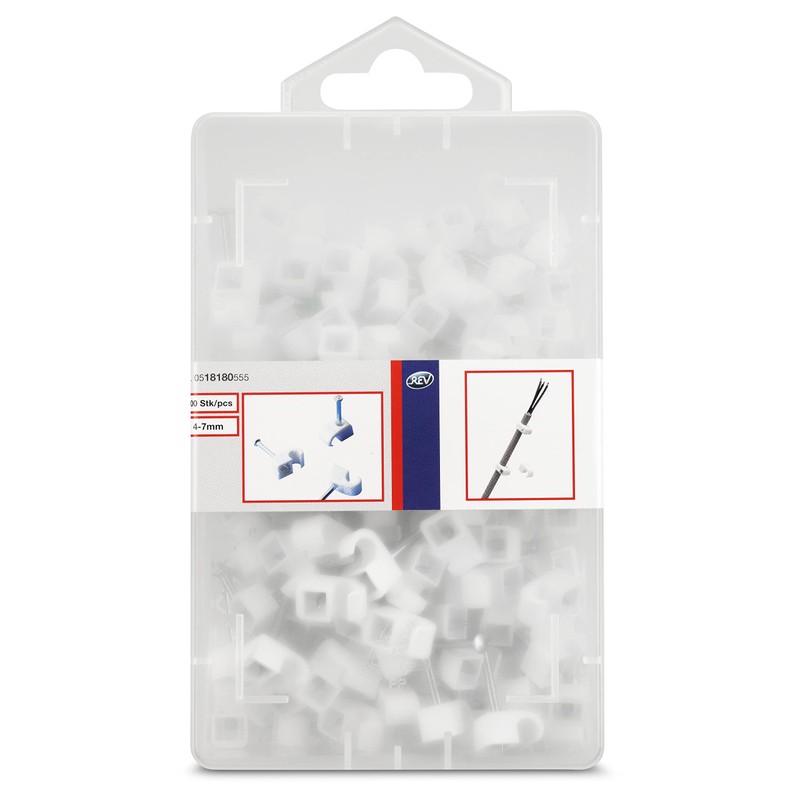 White Express Clamp 4-7 mm Box of 200
