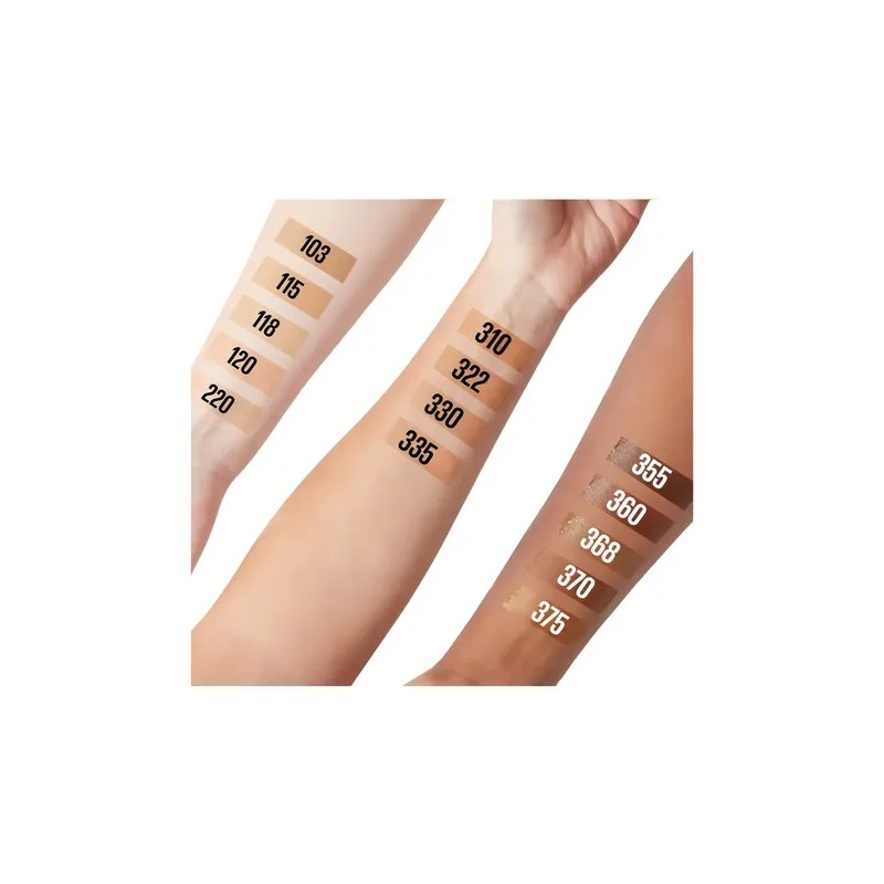 Base De Maquillaje Maybelline Fit Me! Tono 368