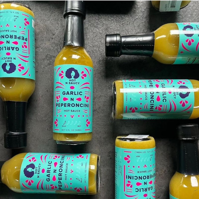 Hot N Saucy | Garlic N Peperoncini Hot Sauce, 5